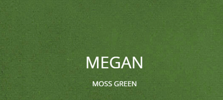 Stoff Megan Moss Green für Polstermöbel des estnischen Herstellers Oot-Oot