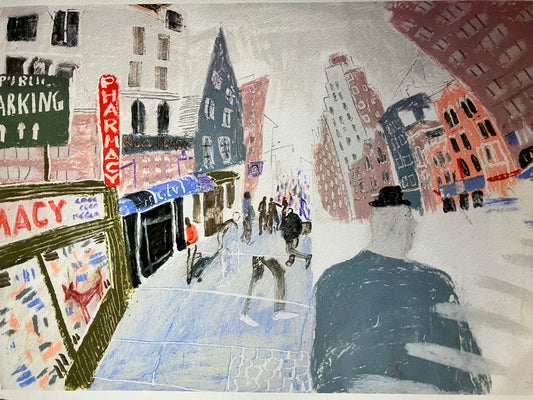 Kunstdruck "New York" von Natalia Mirzoyan