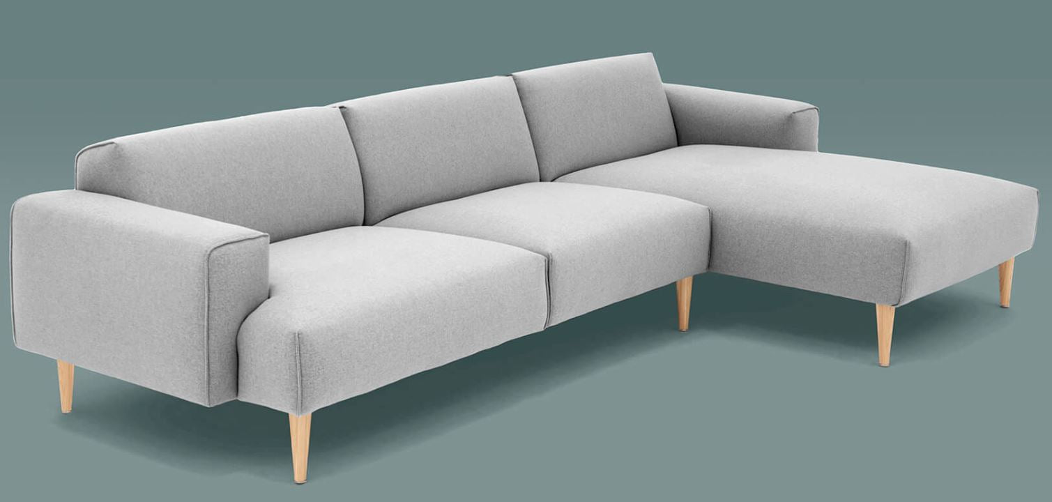 Sofa Moss mit Chaiselongue vom estnischen Möbelstudio Oot-Oot