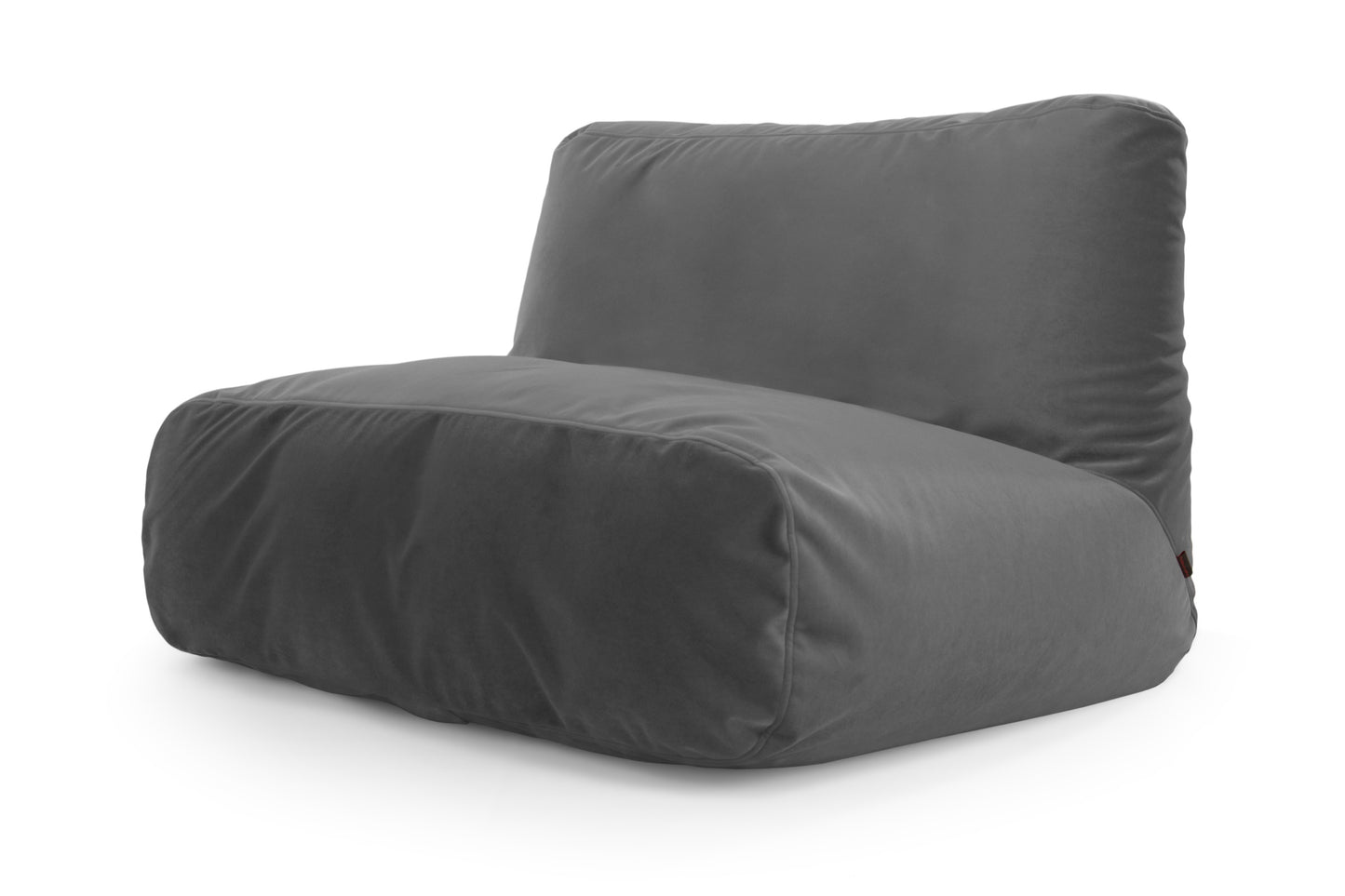 Sitzsack-Sofa TUBE 130 mit Stoff Barcelona des litauischen Herstellers Slowdown