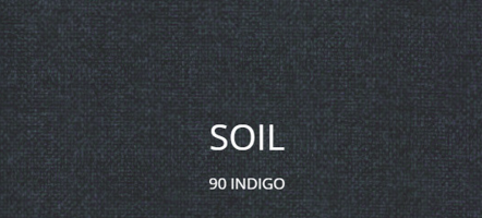 Stoff Soil Indigo für Polstermöbel des estnischen Herstellers Oot-Oot